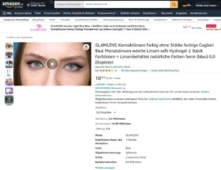 Renkli lensleri vurgulayan kanatlı astarlı bir modelin yeşil-mavi gözlerinin yakın çekimi; Avrupa için gösterişli güzellik ve ürün fotoğrafçılığı.