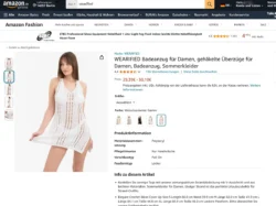 Beyaz arka plan üzerinde beyaz tığ işi plaj örtüsü giyen model, yumuşak stüdyo ışığı; cilalı moda çekimi, Avrupa için fotoğrafçı.